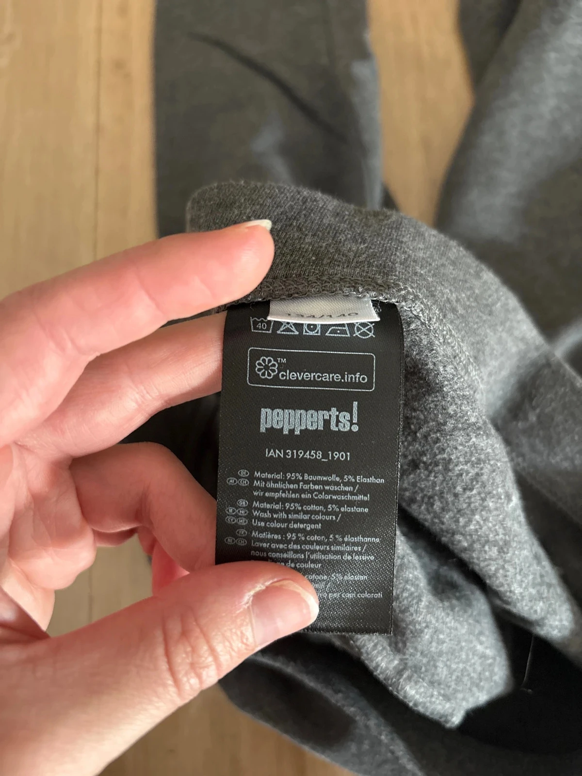 Pepperts grey leggings size 9 / 10 years – photo 5